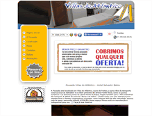 Tablet Screenshot of pousadavillasdoatlantico.com.br